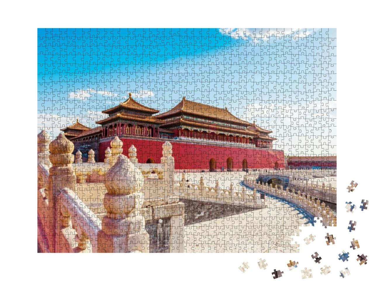 The Forbidden City in Beijing, China... Jigsaw Puzzle with 1000 pieces