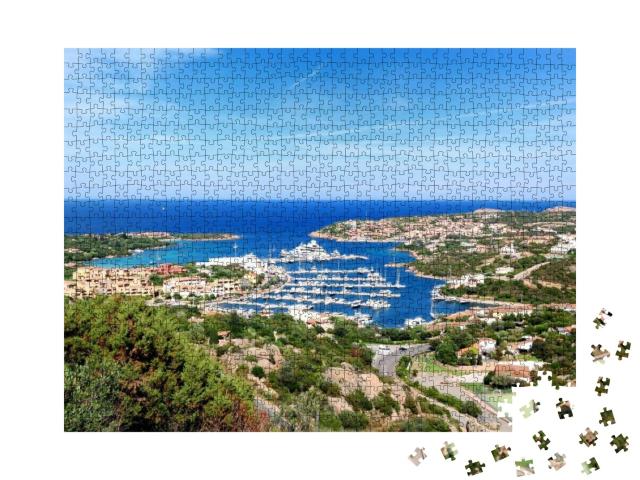 Porto Cervo is the Capital of Costa Smeralda... Jigsaw Puzzle with 1000 pieces