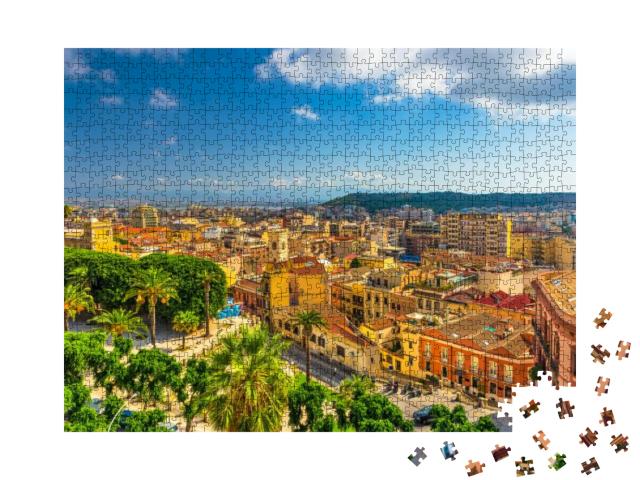 Cagliari, Sardinia, Italy Old Town Cityscape... Jigsaw Puzzle with 1000 pieces