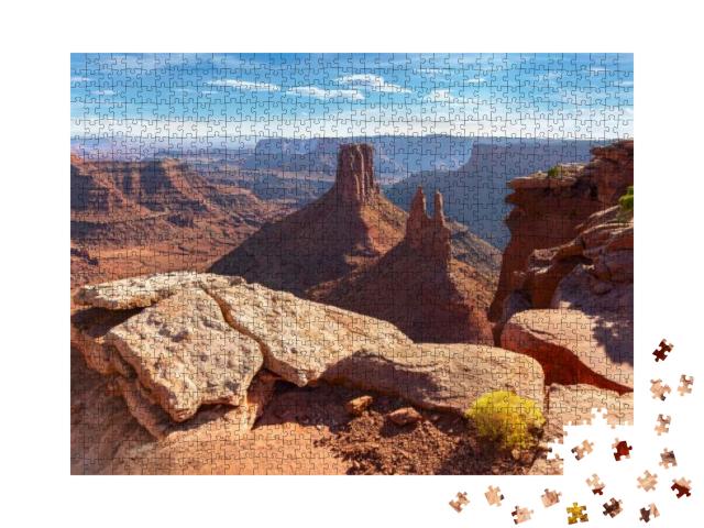 Marlboro Point Overlook At Canyonlands National Park... Jigsaw Puzzle with 1000 pieces