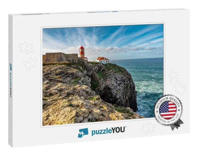 Lighthouse of Cape St. Vincent Stands Over the Atlantic O... Jigsaw Puzzle