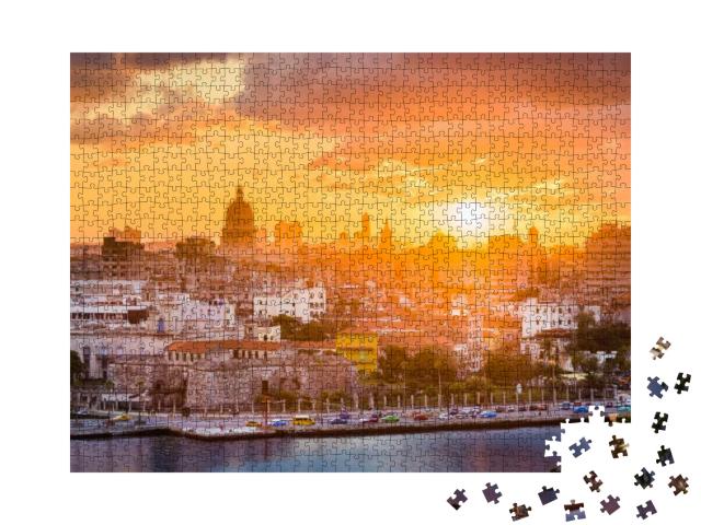 Havana, Cuba Downtown Skyline... Jigsaw Puzzle with 1000 pieces