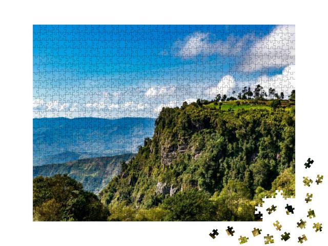 Kerio Escarpment, Great Rift Valley, Kenya, Africa. Lands... Jigsaw Puzzle with 1000 pieces