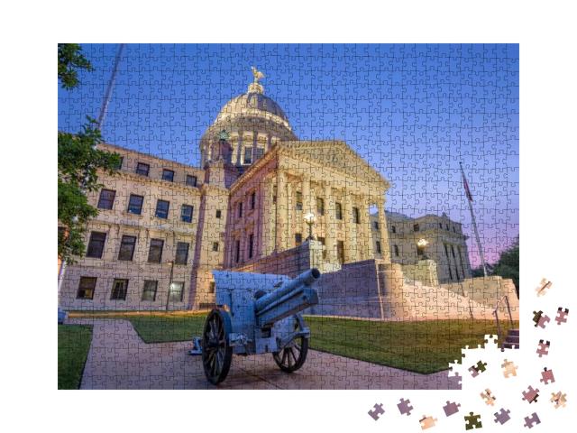 Jackson, Mississippi, USA At the Capitol Building... Jigsaw Puzzle with 1000 pieces