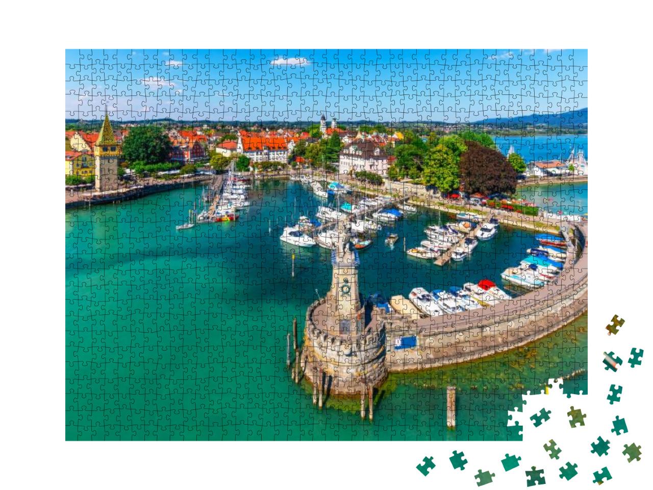 Scenic Summer Aerial View of the Old Town Pier Architectu... Jigsaw Puzzle with 1000 pieces
