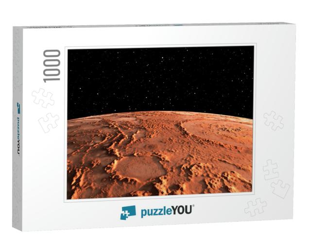 Mars - the Red Planet. Martian Surface & Dust in the Atmo... Jigsaw Puzzle with 1000 pieces