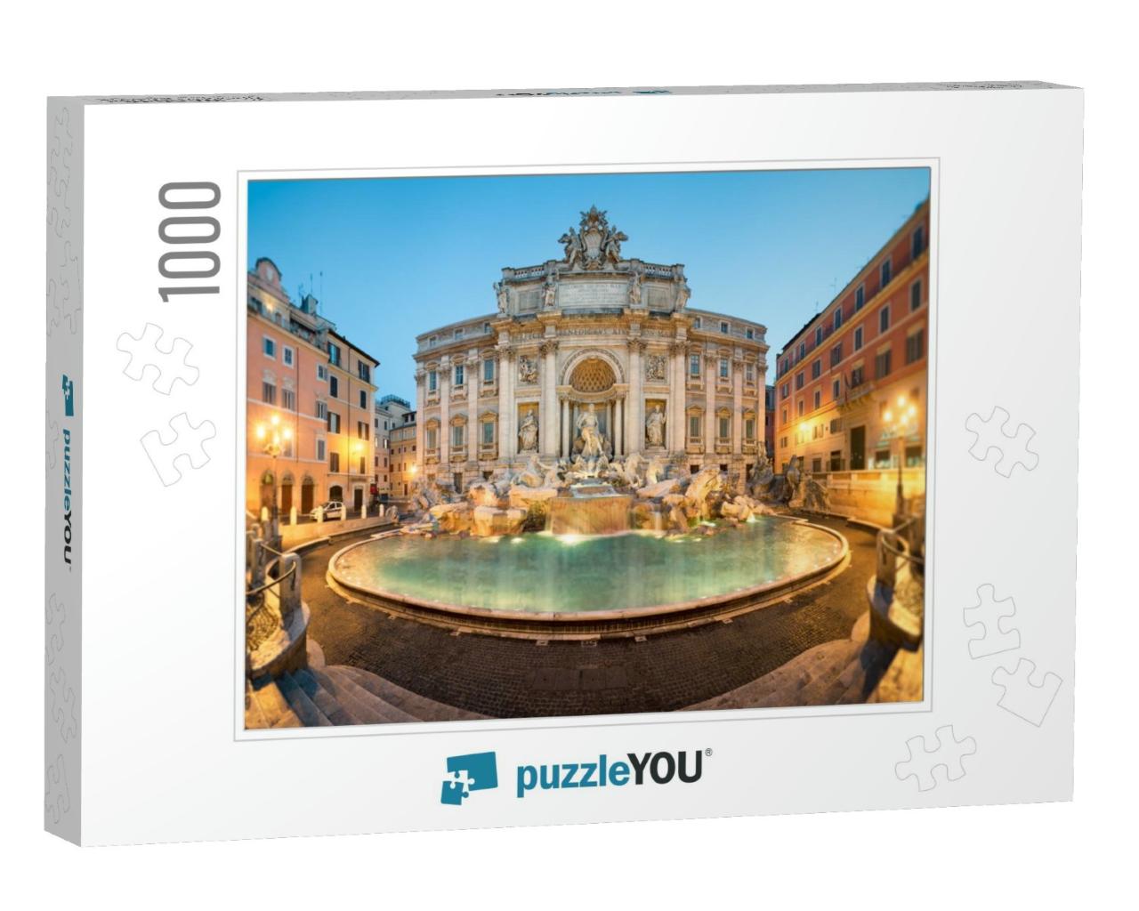 Trevi Fountain, Rome... Jigsaw Puzzle with 1000 pieces