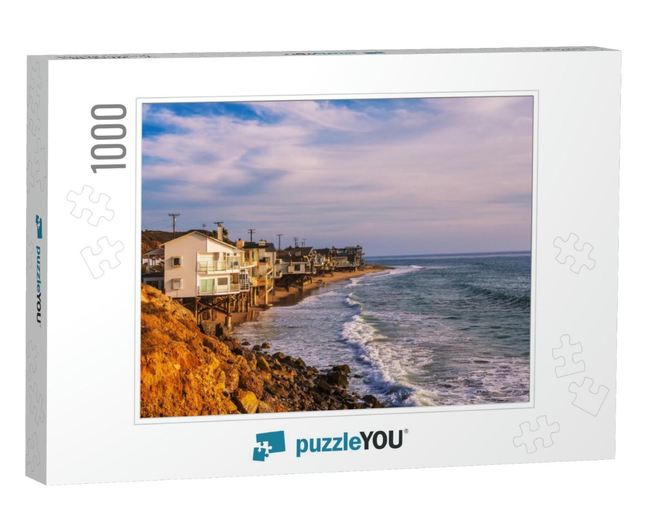 Luxury Oceanfront Homes of Malibu Beach Near Los Angeles... Jigsaw Puzzle with 1000 pieces