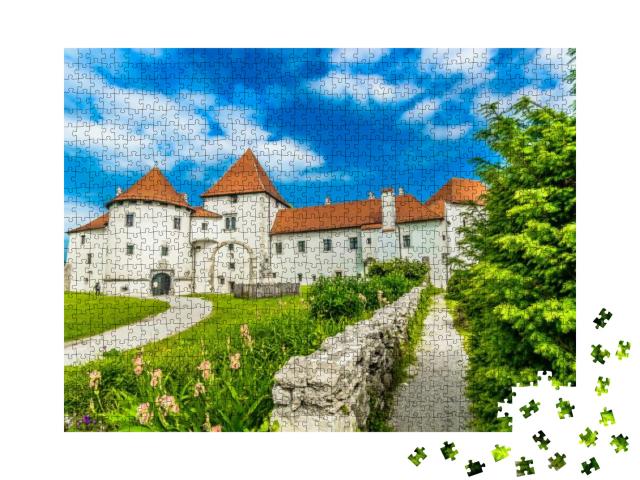 Scenic View At Famous Medieval Architecture in Varazdin O... Jigsaw Puzzle with 1000 pieces