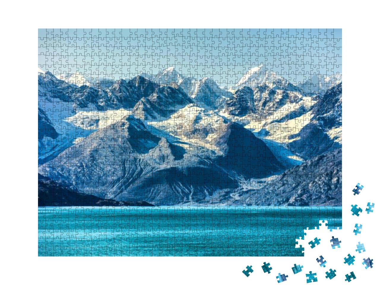 Glacier Bay Cruise - Alaska Nature Landscape. Glacier Bay... Jigsaw Puzzle with 1000 pieces