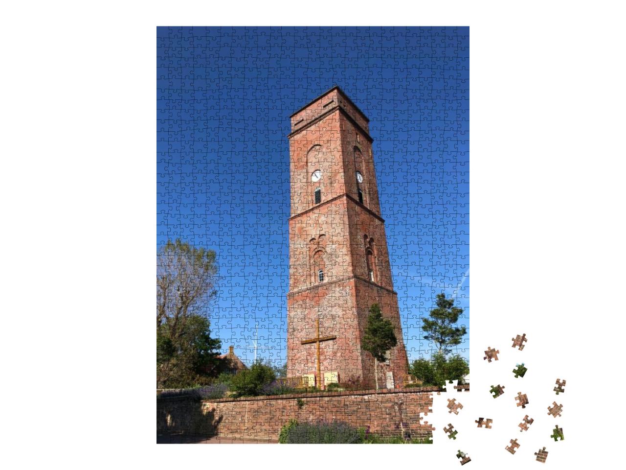 Old Lighthouse Alter Leuchtturm on German Island Borkum... Jigsaw Puzzle with 1000 pieces