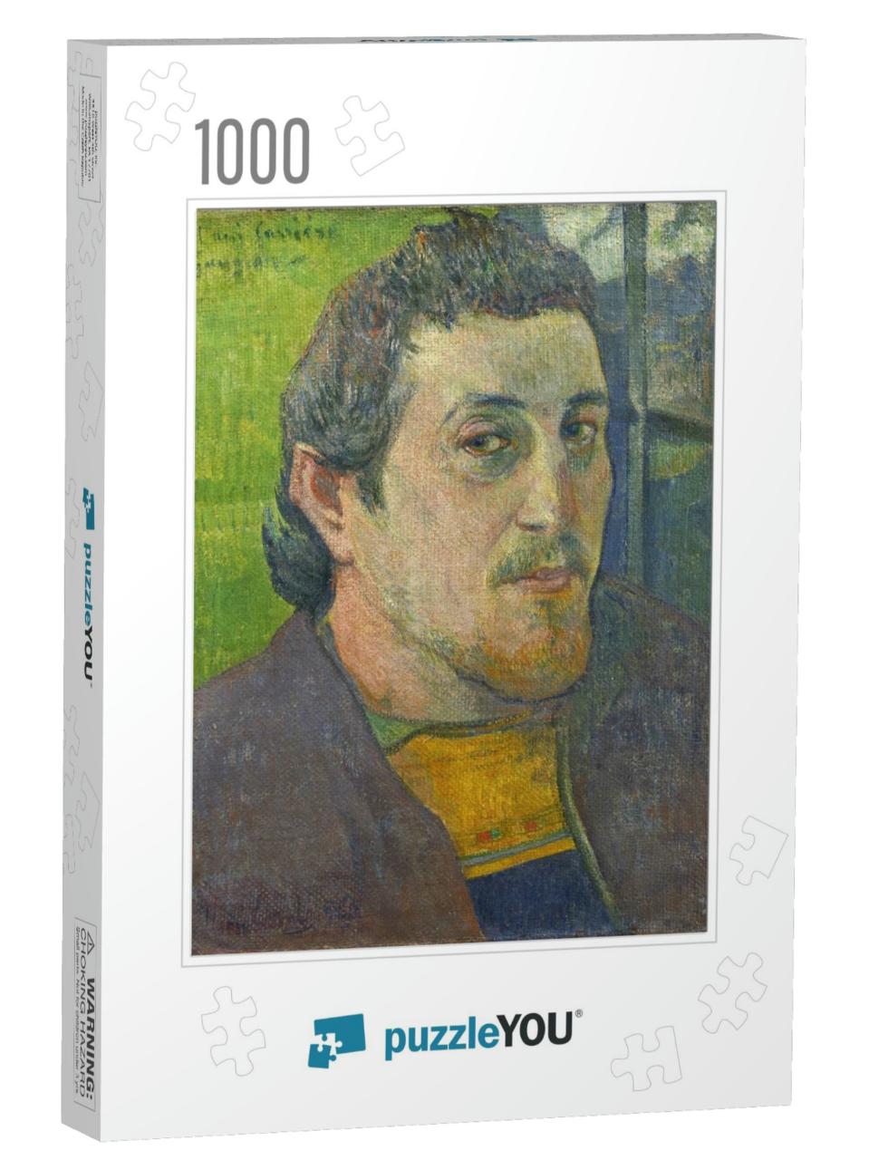 Self-Portrait Dedicated to Carriere, by Paul Gauguin, 188... Jigsaw Puzzle with 1000 pieces