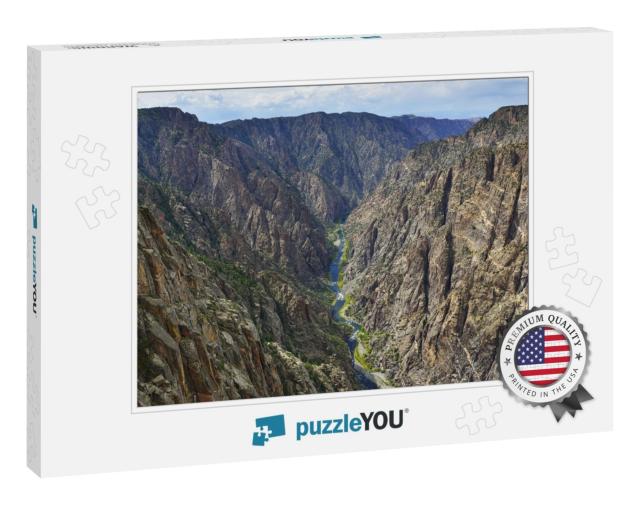 Black Canyon of the Gunnison National Park in Colorado, U... Jigsaw Puzzle