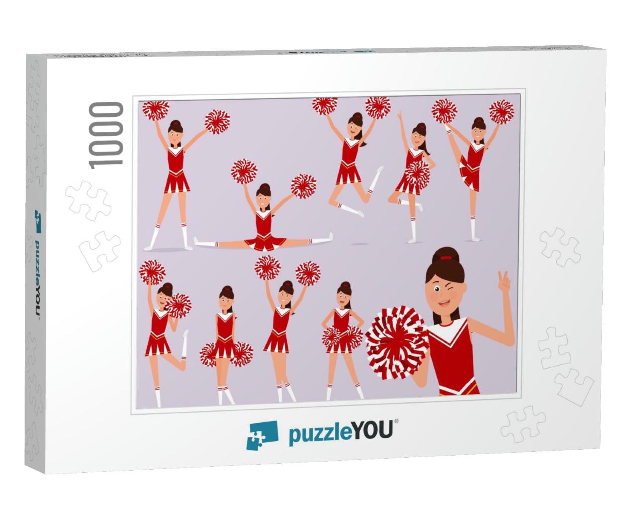 Cheerleader... Jigsaw Puzzle with 1000 pieces