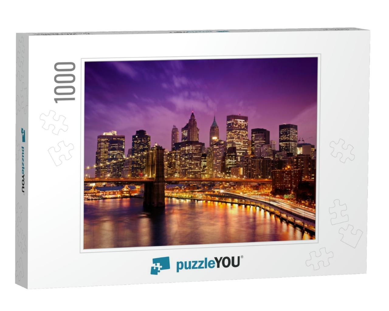 Skyline of Downtown New York... Jigsaw Puzzle with 1000 pieces