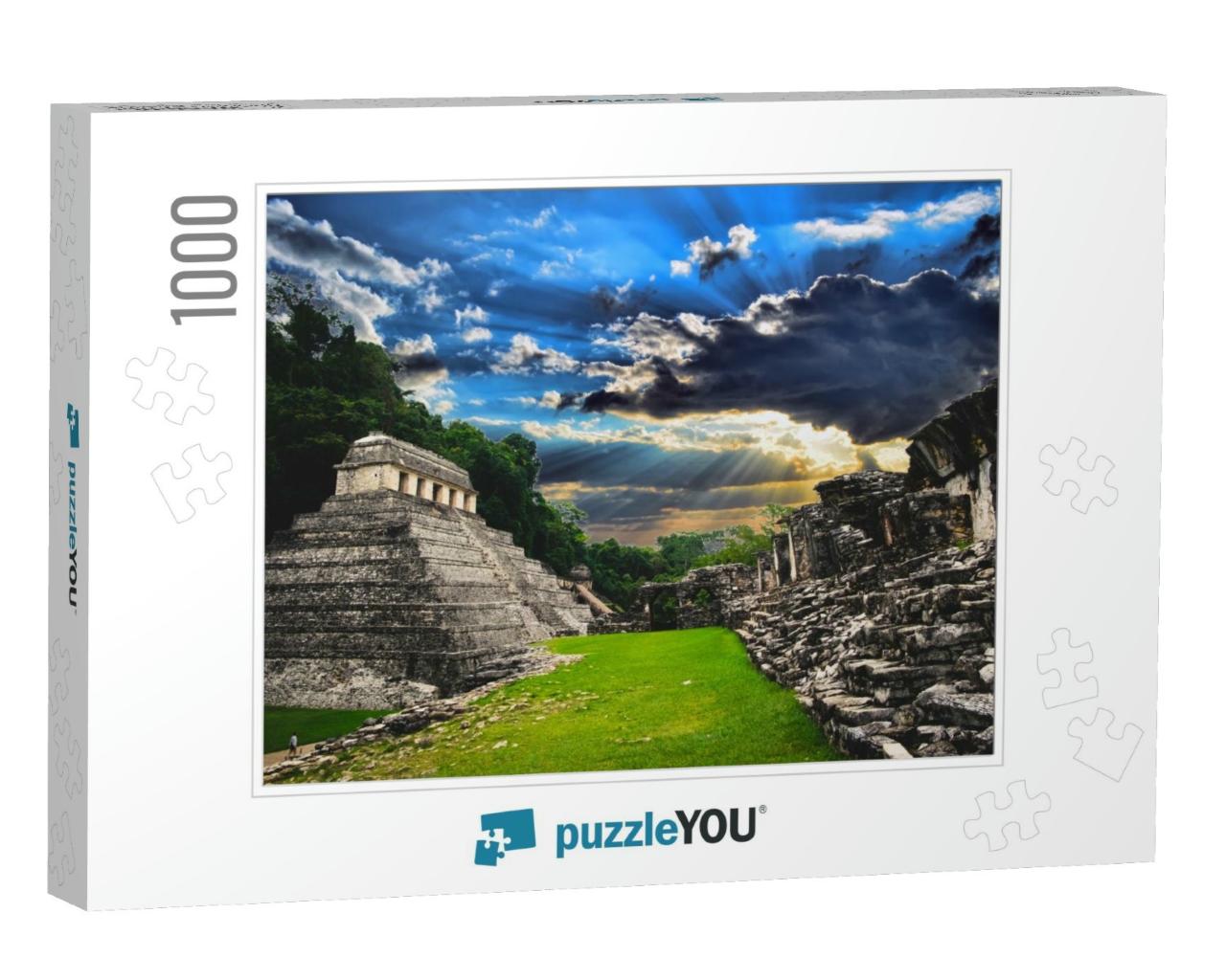 Mayan Ruins Palenque, Mexico... Jigsaw Puzzle with 1000 pieces