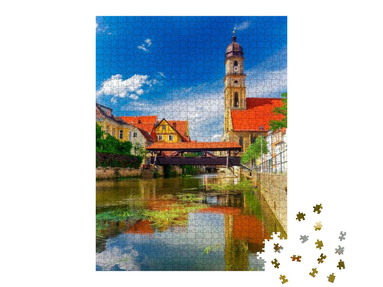 Amberg At Upper Palatinate, Bavaria... Jigsaw Puzzle with 1000 pieces