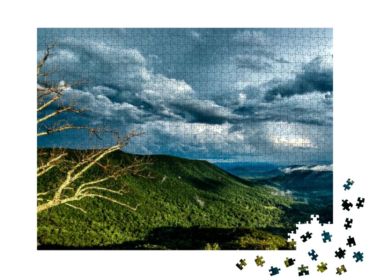Bacon Hollow Overlook, Skyline Drive, Shenandoah National... Jigsaw Puzzle with 1000 pieces