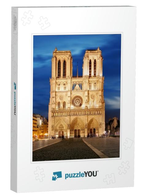 Notre Dame in Paris, France... Jigsaw Puzzle