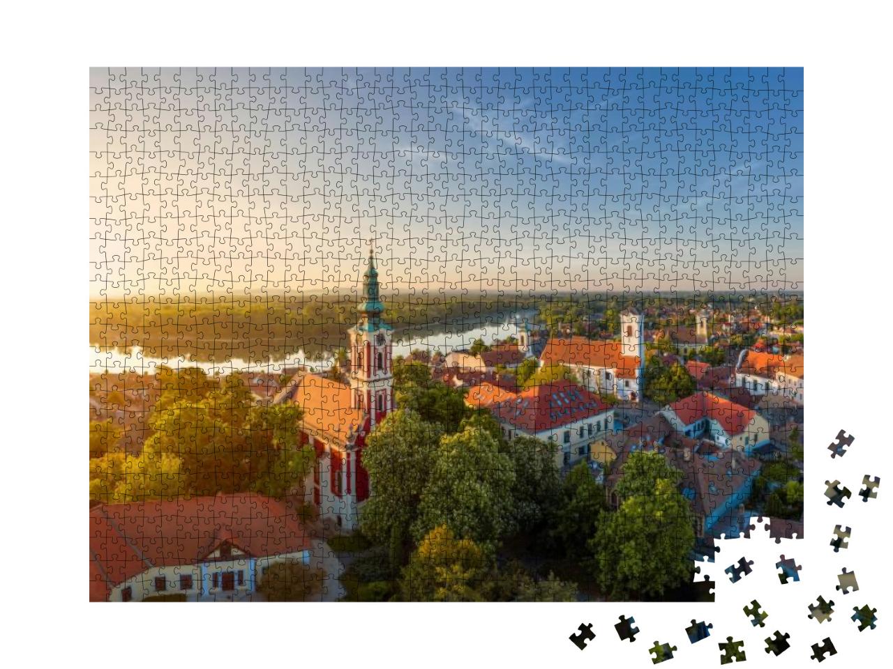 Belgrade Serbian Orthodox Cathedral. Szentendre City is a... Jigsaw Puzzle with 1000 pieces