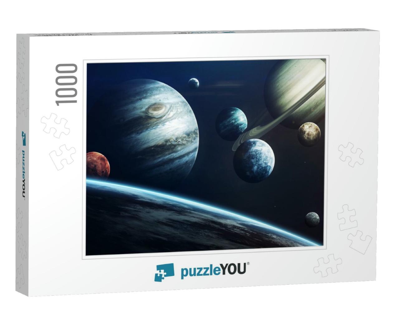 Planets of Solar System. Elements of This Image Furnished... Jigsaw Puzzle with 1000 pieces