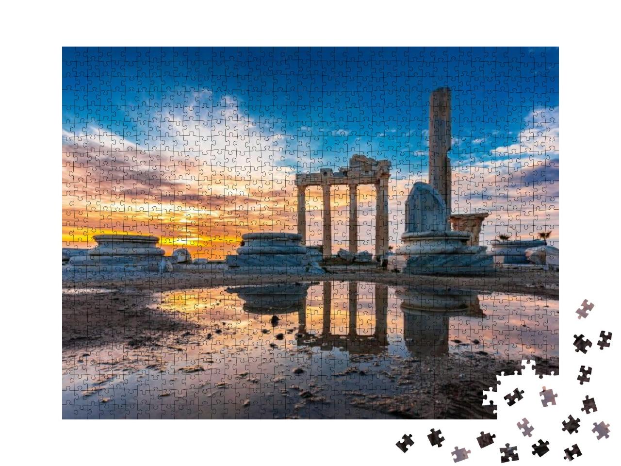 The Temple of Apollo in Side Town of Antalya Province... Jigsaw Puzzle with 1000 pieces