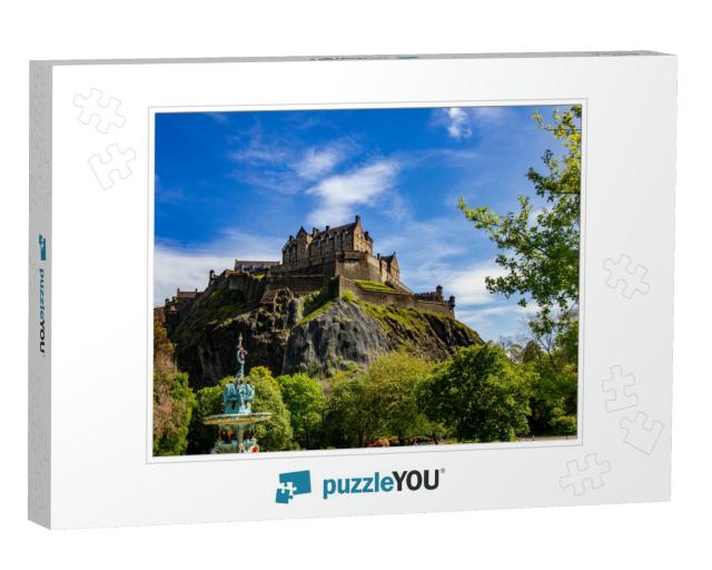 Edinburgh Castle on a Sunny Summer Day... Jigsaw Puzzle