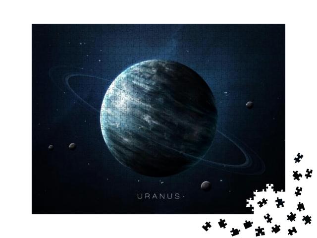 Uranus - High Resolution 3D Images Presents Planets of th... Jigsaw Puzzle with 1000 pieces