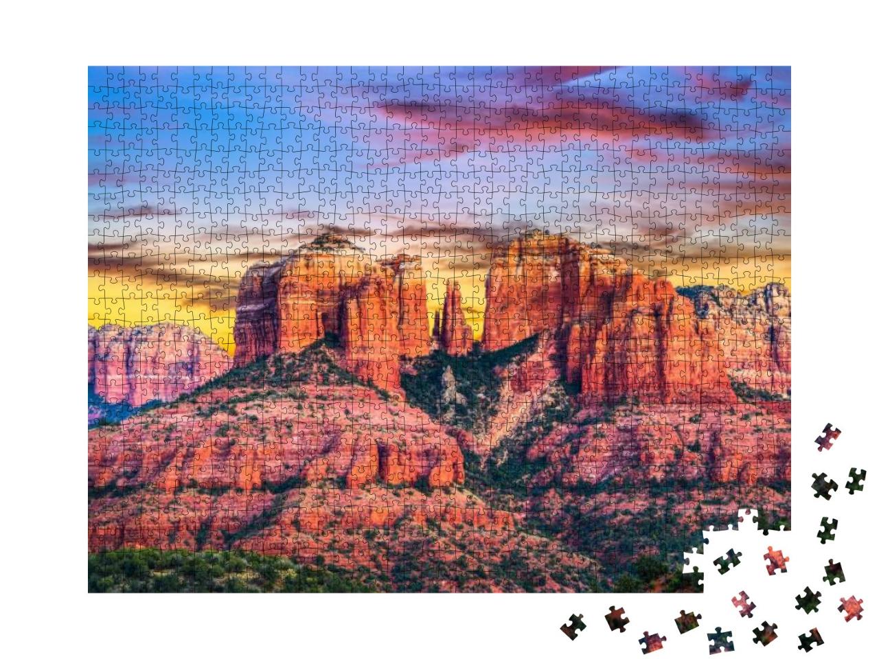 Sedona, Arizona, USA At Red Rock State Park... Jigsaw Puzzle with 1000 pieces