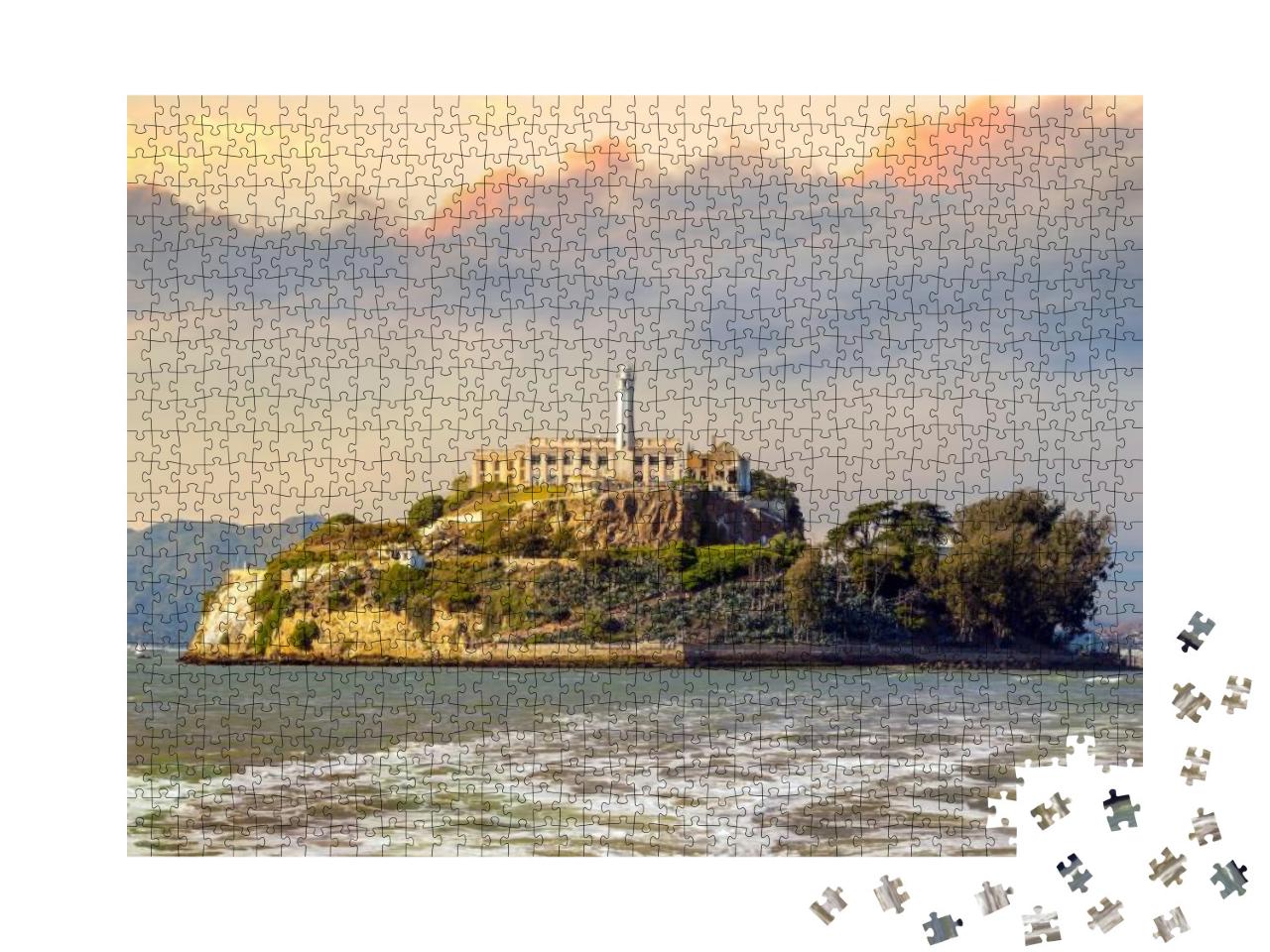 Alcatraz Island in San Francisco, Usa... Jigsaw Puzzle with 1000 pieces