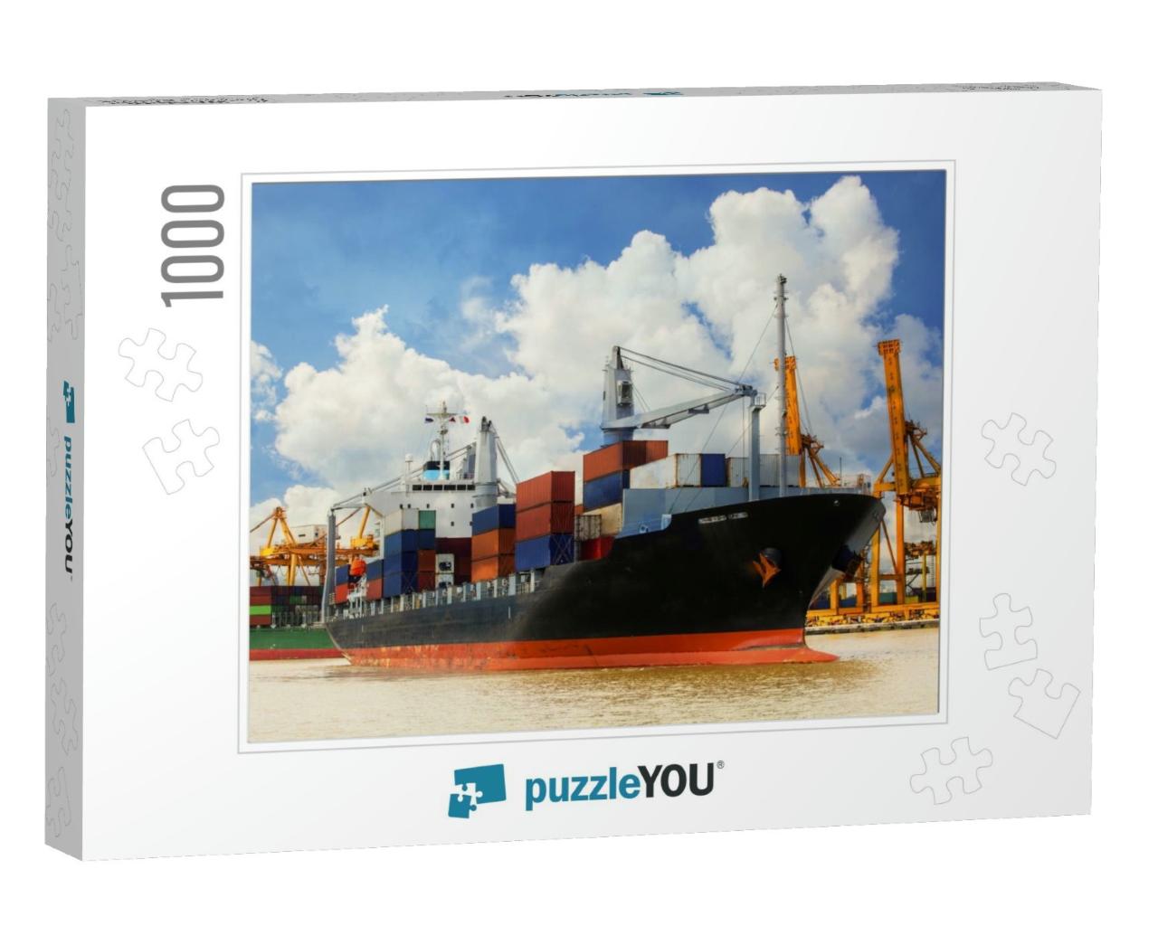 Shipping Port in Thailand... Jigsaw Puzzle with 1000 pieces