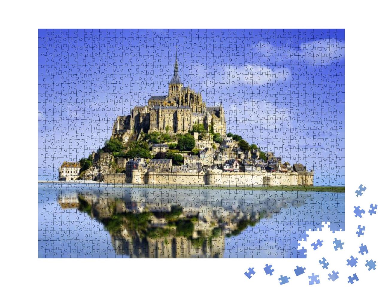 Mont Saint Michel - Normandy - France... Jigsaw Puzzle with 1000 pieces