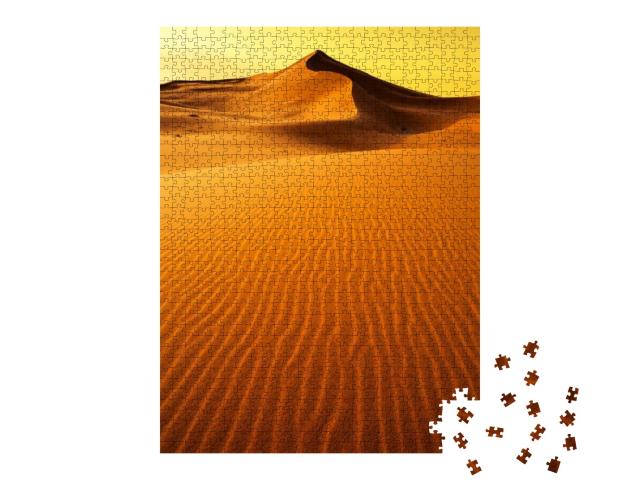 Red Desert Sands. in Saudi Arabia... Jigsaw Puzzle with 1000 pieces