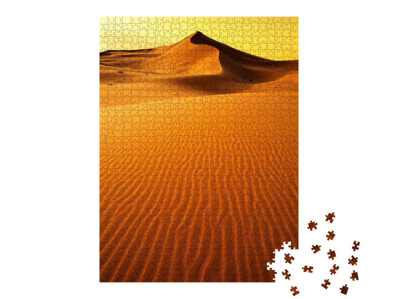 Red Desert Sands. in Saudi Arabia... Jigsaw Puzzle with 1000 pieces