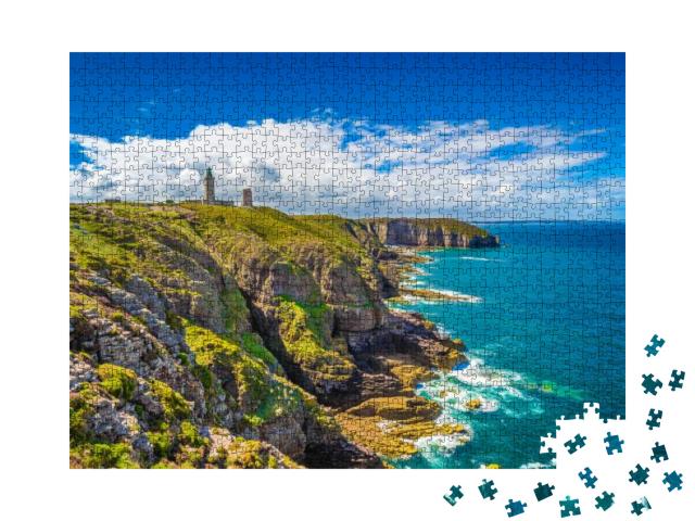 Panoramic View of Scenic Coastal Landscape with Tradition... Jigsaw Puzzle with 1000 pieces
