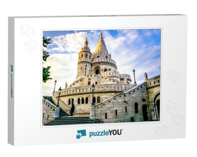 A Landscape View of the Fisherman's Bastion in Summer Tim... Jigsaw Puzzle