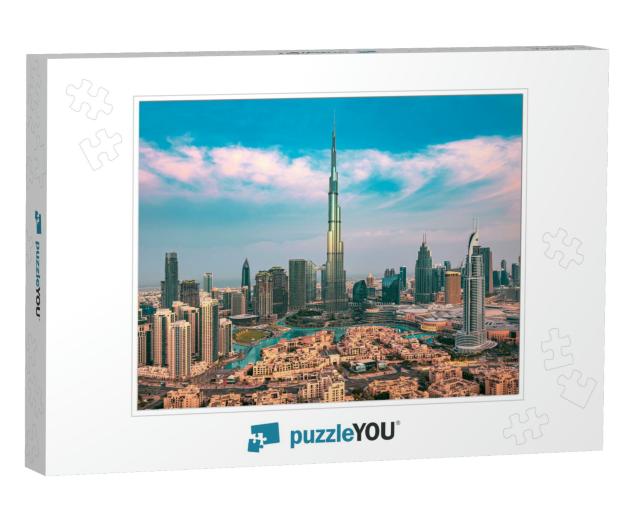 Dubai - Amazing City Center Skyline with Luxury Skyscrape... Jigsaw Puzzle