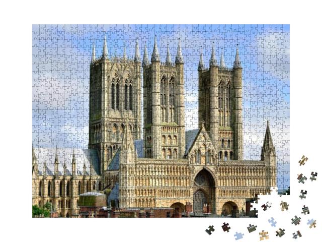 Lincoln Cathedral... Jigsaw Puzzle with 1000 pieces