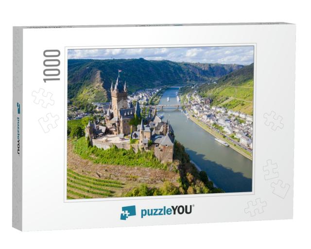 Cochem Imperial Castle Reichsburg Cochem Reconstructed in... Jigsaw Puzzle with 1000 pieces