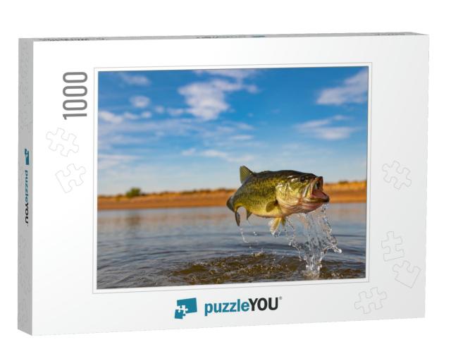 Big Bass Largemouth - Fishing... Jigsaw Puzzle with 1000 pieces