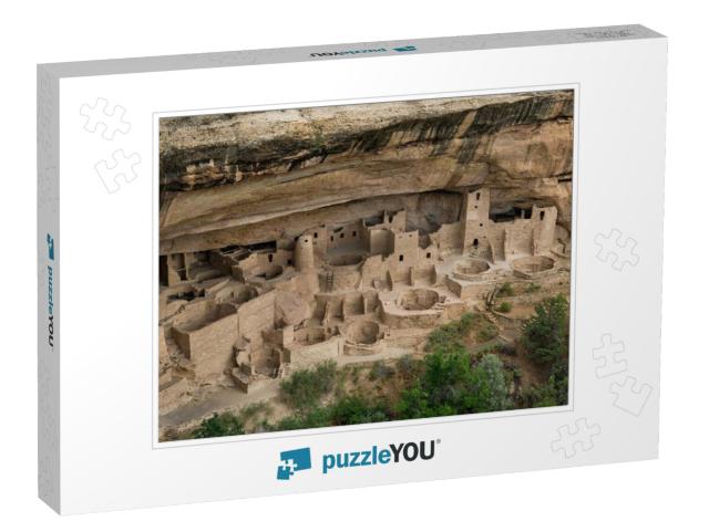 Cliff Palace At Mesa Verde National Park in Mesa Verde, C... Jigsaw Puzzle