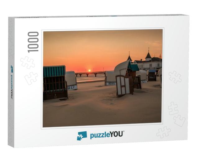 Pier Ahlbeck. Baltic Sea. Usedom Island-002... Jigsaw Puzzle with 1000 pieces