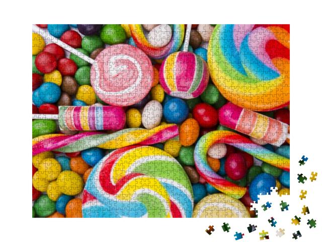 Colorful Candy... Jigsaw Puzzle with 1000 pieces