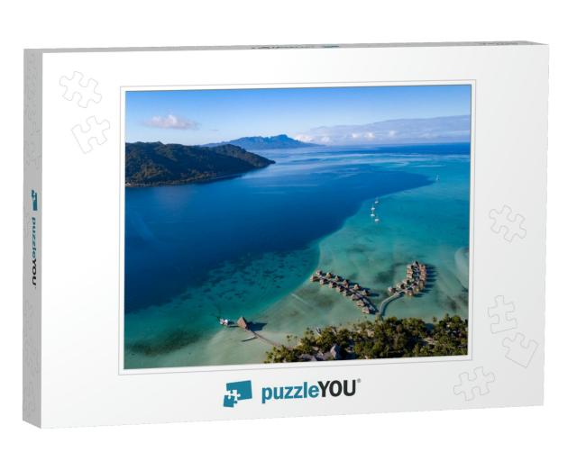 Taha Aerial View Panorama Landscape French Polynesia... Jigsaw Puzzle