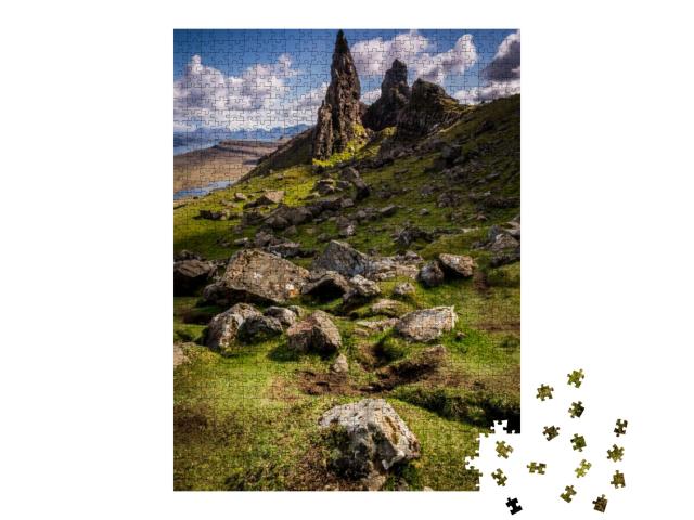 The Old Man of Storr, Isle of Skye, Scotland... Jigsaw Puzzle with 1000 pieces