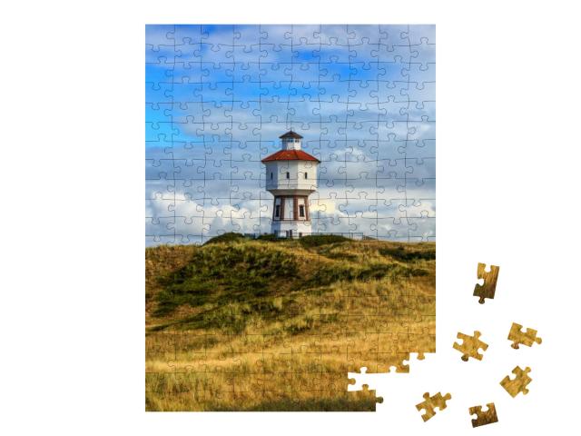A Lighthouse At the Island of Langeoog, Lower Saxony, Ger... Jigsaw Puzzle with 200 pieces