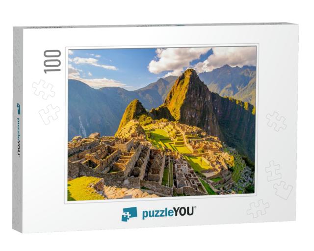 Machu Picchu Peru, Southa America, a UNESCO World Heritag... Jigsaw Puzzle with 100 pieces
