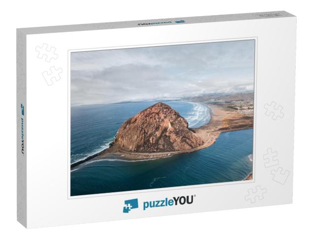 Morro Rock in Morro Bay, Ca... Jigsaw Puzzle