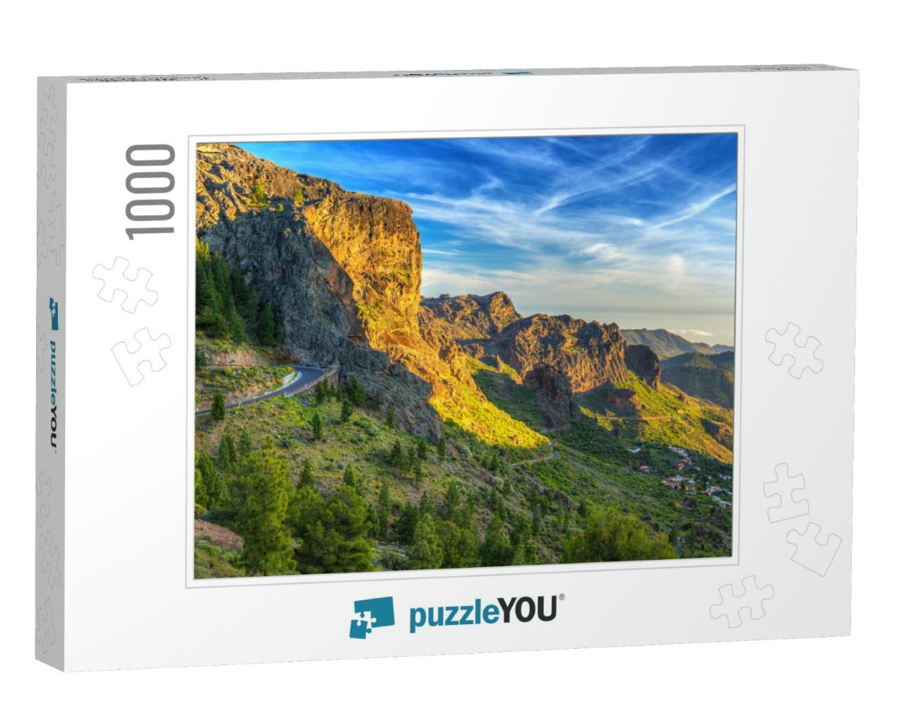 Mountains of Gran Canaria Island, Spain... Jigsaw Puzzle with 1000 pieces