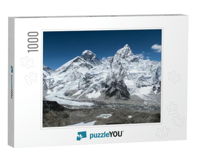 The Stunning View of Everest from Kala Patthar... Jigsaw Puzzle with 1000 pieces